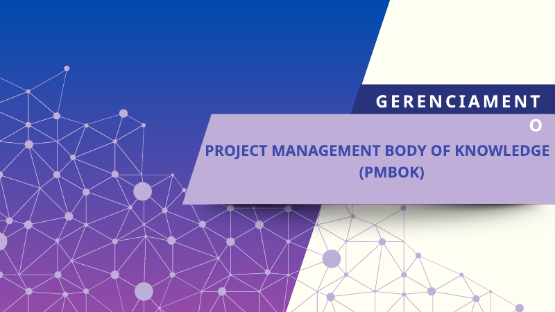 Capa do projeto PMBOK — Gerenciamento de Projetos