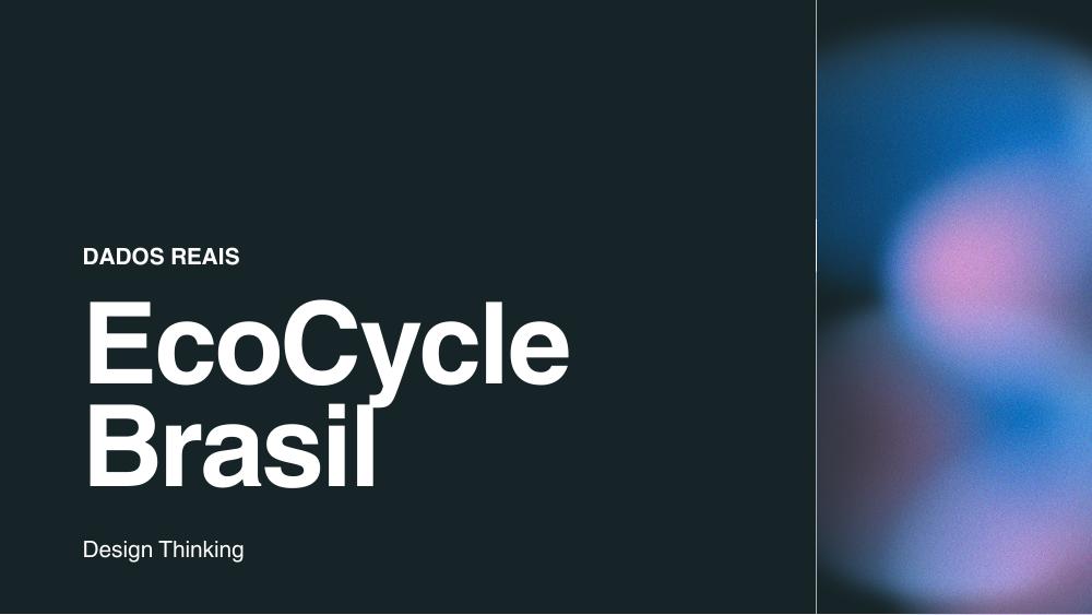 Capa do projeto EcoCycle Brasil