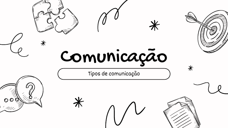Capa do projeto Comunicação — Tipos e Importância